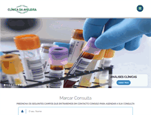 Tablet Screenshot of clinicaaveleira.com